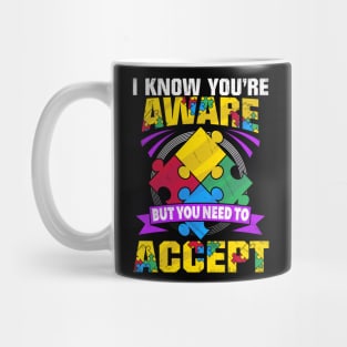 autism acceptance  awareness Mug